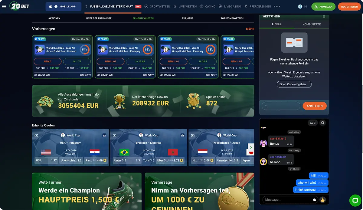 20Bet DE