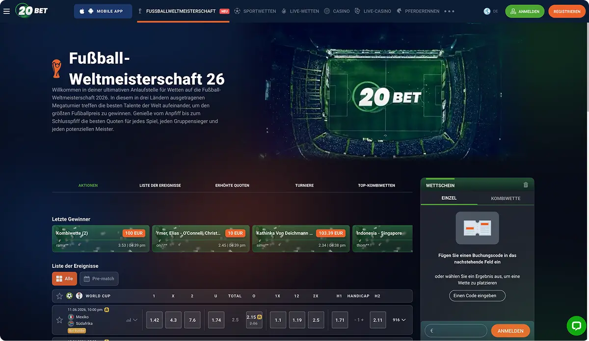 20Bet Online